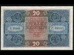 20 Kč 15.4.1919, serie P