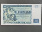 1000 Kč 25.5.1934, série B, 1x perf. SPECIMEN