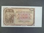100 Kčs 1953 série TV, tiskárna STC Praha