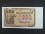 100 Kčs 1953 série TH, tiskárna STC Praha