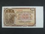 100 Kčs 1953 série SR, tiskárna STC Praha