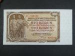 100 Kčs 1953 série RS, tiskárna STC Praha