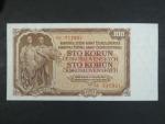 100 Kčs 1953 série NR, tiskárna STC Praha