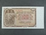 100 Kčs 1953 série KD, tiskárna STC Praha