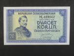 20 Kčs 1945 série HL