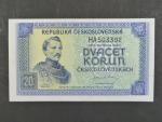 20 Kčs 1945 série HA