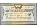 500 TKčs 1989 s raz. IV.1992 , německý číslovač