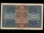 20 Kč 15.4.1919, serie P