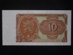 10 Kčs 1953 série CK, tiskárna Goznak Moskva