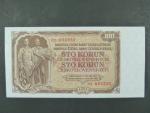 100 Kčs 1953 série HB, tiskárna STC Praha