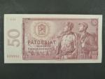 50 Kčs 1964 s. G 25 - úzký typ číslovače