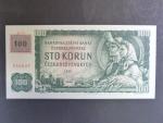 100 Kč 1961 s. G 75 II.vydání, kolek