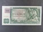 100 Kč 1961 s. G 96 II.vydání, kolek