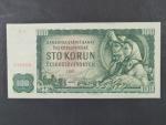 100 Kčs 1961 série G 71, číslovač 1c