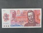 50 Kčs 1987 s. F 17 bez podtisku 