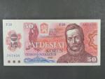 50 Kčs 1987 s. F 20 bez podtisku 