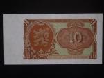10 Kčs 1953 série BS, tiskárna Goznak Moskva