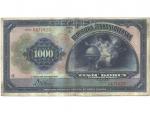 1000 Kč 15.4.1919, serie E, perf. 1x SPECIMEN