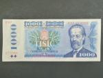 1000 Kčs 1985 s. C 67, sériové čísla dál od sebe