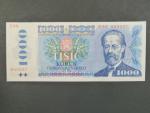 1000 Kčs 1985 s. C 90, sériové čísla dál od sebe