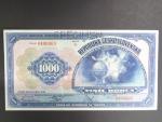1000 Kč 8.4.1932, serie B, perforace SPECIMEN