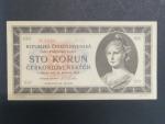100 Kčs 1945 série N 25