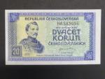20 Kčs 1945 série HA