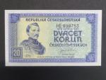 20 Kčs 1945 série HE