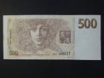 500 Kč 1993 s. Z, Baj. CZ 7a, Pi. 7