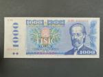1000 Kčs 1985 s. C 40, sériové čísla blíž u sebe