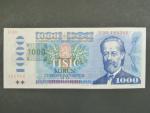 1000 Kč 1985/1993 série U 30, kolek tištěný