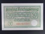 vydání pro obsazené území 1939-45, 50 Reichspfennig, Ros. ZWK-1a