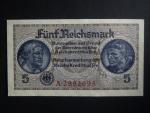 vydání pro obsazené území 1939-45, 5 Reichsmark série A, Ros. ZWK-4a