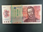 50 Kčs 1987 kompletní 100 ks balíček s původní bankovní páskou