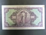 5000 Kč 6.7.1920, s.A, perf. SPECIMEN, na R stopy po lepu