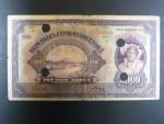 5000 Kč 6.7.1920, s.A, perf. SPECIMEN, 4x skartační otvory