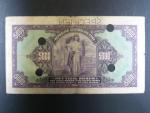5000 Kč 6.7.1920, s.A, perf. SPECIMEN, 4x skartační otvory