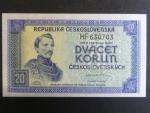 20 Kčs 1945 série HF