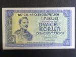 20 Kčs 1945 série LE