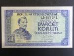20 Kčs 1945 série LN