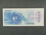 1000 Sk/Kčs 1985 s. U 19, kolkovaná, Baj. SK 5, Pi. 19