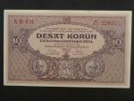 10 Kčs 2.1.1927 série B 034