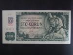 100 Sk/Kčs 1961 s. G 61, II.vydání, kolkovaná, Baj. SK 3e1, Pi. 17