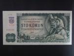 100 Sk/Kčs 1961 s. G 88, II.vydání, kolkovaná, Baj. SK 3e1, Pi. 17