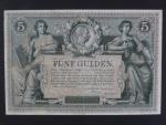 5 Gulden 1.1.1881 série 16, Ri. 144