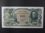 100 Kč 10.1.1931 serie Zc, III.vydání, skvrnka uprostřed viditelná proti světlu