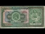 100 Kč 14.1.1920 série Ah, perf. SPECIMEN