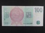 100 Kč 2019 s. M 07 s přítiskem ČNB 100 LET Kč 1919 - 2019