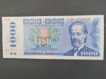 1000 Kčs 1985 s. C 24, sériové čísla blíž u sebe