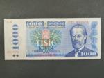 1000 Kčs 1985 s. C 27, sériové čísla blíž u sebe